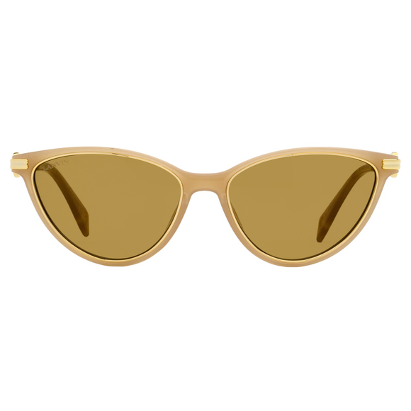 Lanvin Cat Eye Sunglasses LNV607S 290 Nude/Gold 57mm - Picture 2 of 3